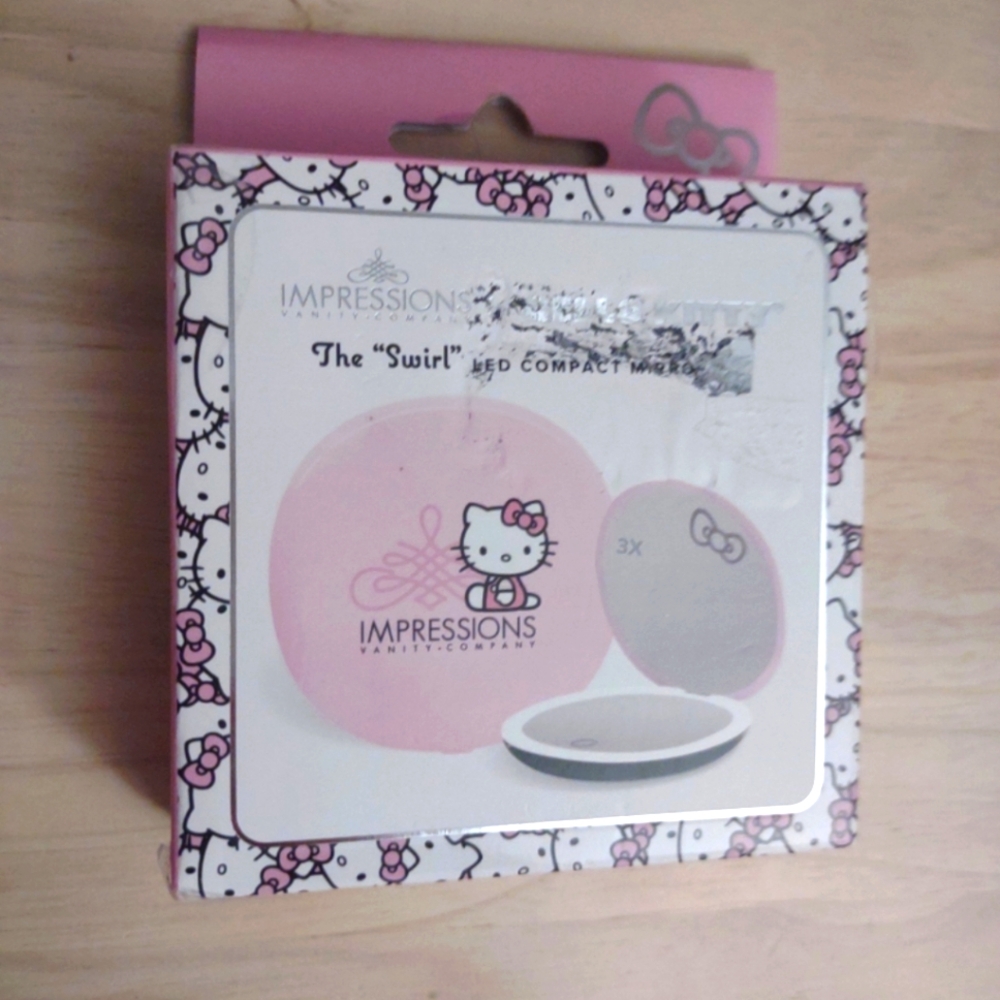 Impressions Vanity Hello Kitty Pink Compact Mirror
